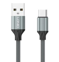 LDNIO καλώδιο USB-C σε USB LS441, 2.4A, 1m, γκρι