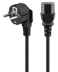 POWERTECH καλώδιο τροφοδοσίας CAB-P032, 3x 1mm², copper, 5m, μαύρο
