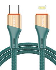 LDNIO καλώδιο Lightning σε USB-C LC631I, 30W PD, 1m, πράσινο