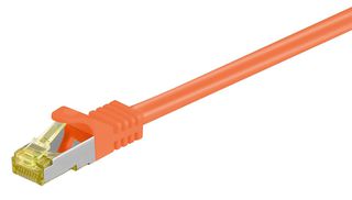 GOOBAY καλώδιο S/FTP CAT 7 91570, AWG 26/7, copper, 0.25m, πορτοκαλί