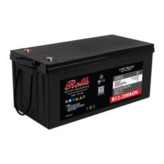 Μπαταρία Rolls R12-200 Agm - 12V 200Ah deep cycle