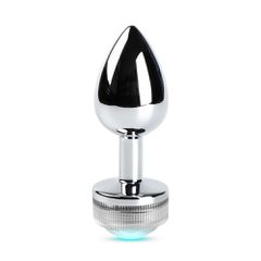 Metal Butt Plug with Light ( Non Vibrating )-thumb-1