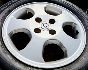 Ζάντες αλουμινίου αυθεντικές Opel, 15'', 4x100, 4 τεμάχια