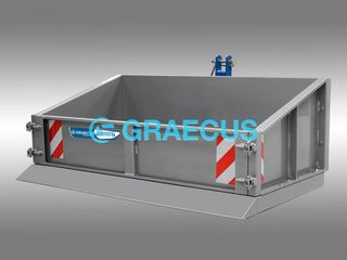 Κουτί μεταφοράς με υδραυλική ανατροπή και πόρτα GRAECUS KM140H