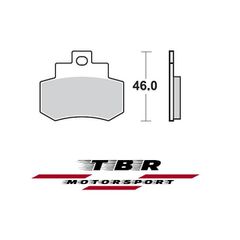 ΤΑΚΑΚΙ BRAKE PADS TBR884 PR-1 KYMCO DINK 250 01 REAR - R