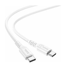 Hoco X62 Fortune USB 2 Cable USB-C male - USB-C male (Fast Charging 100 watt) Λευκό 1.5m