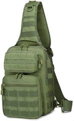 MOLLE πρασινη Ανδρική τσάντα ώμου, τακτική, στρατιωτική, κρυφή, για ταξίδια, πεζοπορία, υπαίθρια σπορ ΠΡ34