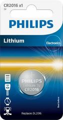 Philips Κουμπί Λιθίου CR2016 (1τμχ)