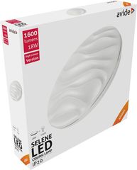 Avide Led Ceiling Lamp Oyster Selene 18W 330*68mm Nw 4000K