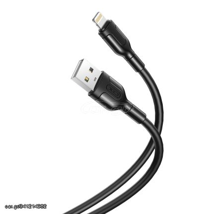 XO NB212 2.1A USB Καλώδιο για Lightning 1m Μαύρο