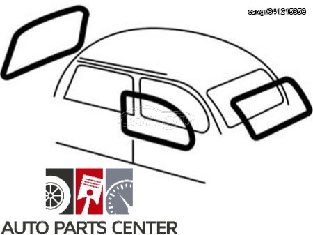 ΛΑΣΤΙΧΑ VW BETTLE ΤΖΑΜΙΩΝ ΚΑΙΝΟΥΡΙΑ ΕΜΠΡΟΣ/ΠΙΣΩ/ΠΛΑΙΝΑ 