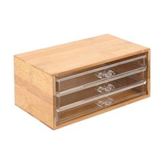 Κοσμηματοθήκη Bamboo Essentials διαστάσεων 24.5x11x14cm με 3 συρταράκια