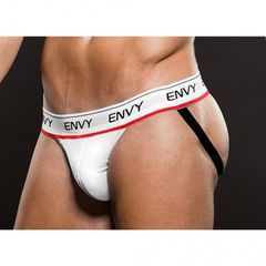 Lowrise White Mesh Jock