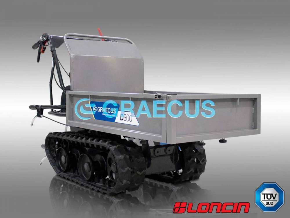 Ντάμπερ - Dumper Graecus 2025 Dumper ερπυστριοφόρο με μηχανική ανατροπή GRAECUS D300