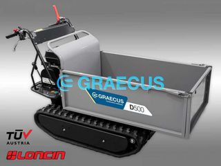 Dumper ερπυστριοφόρο με μηχανική ανατροπή GRAECUS D500