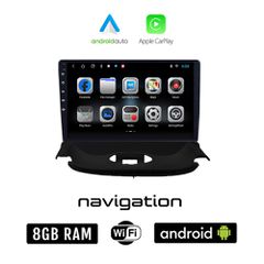 PEUGEOT 206 (1998 - 2006) Android οθόνη αυτοκίνητου 8GB + 128GB με GPS WI-FI (ηχοσύστημα αφής 9" ιντσών OEM Android Auto Apple Carplay Youtube Playstore MP3 USB Radio Bluetooth Mirrorlink εργοστασιακή