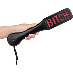 Naughty Toys BITCH spanking leather Paddle 32 cm