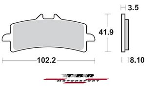 ΜΕΤΑΛΛΙΚΑ ΤΑΚΑΚΙΑ SINTER METAL PADS TBR930