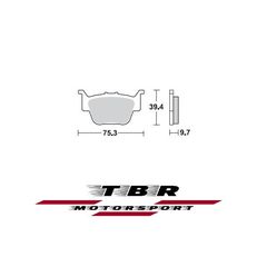 ΤΑΚΑΚΙ BRAKE PADS TBR911 PR-1 HONDA  TRX 4WD FOURTRAX AUTO (Rear Disc Model) 420 09 REAR - R