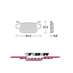 ΤΑΚΑΚΙ BRAKE PADS TBR908 PR-1 BENELLI  BN 302 300 14 REAR - R