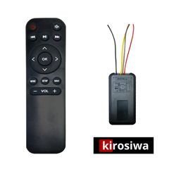 Kirosiwa χειριστήριο για Android οθόνες αυτοκινήτου (ασύρματο remote control ραδιόφωνο οθόνη oem multimedia universal 1-DIN 2-DIN χεριού κοντρόλ 1DIN 2DIN κλήσεις ένταση)