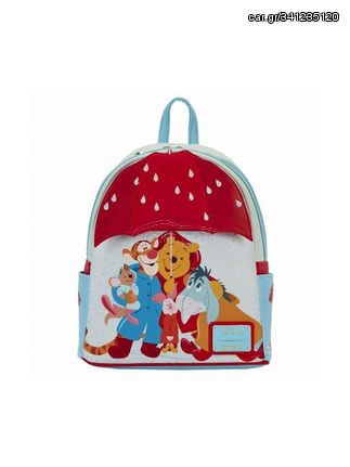 Loungefly Disney: Winnie the Pooh - Winnie the Pooh and Friends Rainy Day Mini Backpack (WDBK3398)