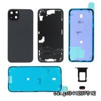 For iPhone/iPad (AP15PL0024B) Rear Cover kit - Black, for model iPhone 15 Plus (without logo)