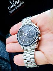   Οmega Speedmaster Professional Moonwatch Co-Axial, 42mm, Original, Καινούργιο, Αφόρετο, Χρονογράφος με 5ετή Εγγύηση, Αδιάβροχο 50m, Open Back Sapphire Crystal, τιμή Ευκαιρίας.