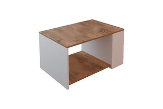 Τραπέζι σαλονιού "NOIL" σε oak/λευκό χρώμα 90x60x48