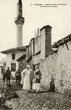 Καρτ Ποσταλ Φλώρινας (1918) no 21 Florina - Sortle Nord de Florina (γαλλική έκδοση) Τζαμί
