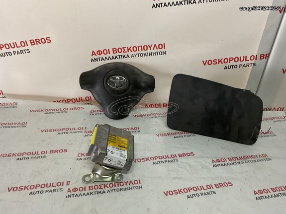 TOYOTA YARIS 03-2006 ΑΕΡΟΣΑΚΟΙ ΕΜΠΡΟΣ ΚΑΙ ΕΓΚΕΦΑΛΟΣ ΑΕΡΟΣΑΚΩΝ 209996-103