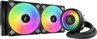 Arctic Liquid Freezer Iii 280mm A-Rgb Black Aio Cpu Water Cooler 2x P14 Pwm Pst A-Rgb Fan - (ACFRE00143A)