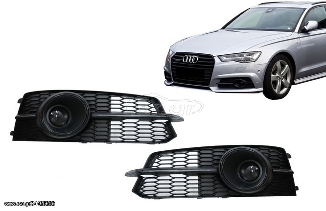 ΣΙΤΕΣ ΕΜΠΡΟΣ AUDI A6 C7 4G S Line Facelift (2015-2018) Black Edition