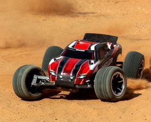 Off-Road Traxxas 2024 Rustler 2WD 1/10 RTR TQ Red USB - With Battery/Charger-thumb-1