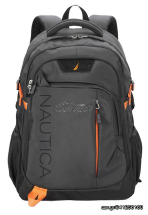 Σακίδιο πλάτης back pack αδιάβροχο NAUTICA 2726 χωρητικότητας 32 Lit χρώμα Μαύρο ( 2726 )