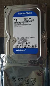 Western Digital Blue 1TB HDD Σκληρός Δίσκος 3.5" SATA III 7200rpm με 64MB Cache