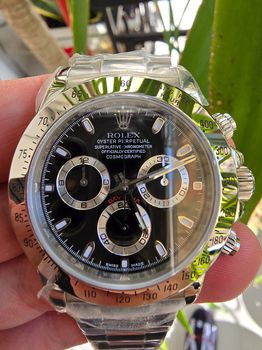 Rolex Daytona 116520 black 2001 year model  Superclone new edition 2024 full 904L steel  Working chronographs 