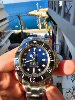 Rolex Deepsea dweller deep blue James Cameron 116660 2009 year model superclone edition 2024 with VR3135 movement and 904L full steel