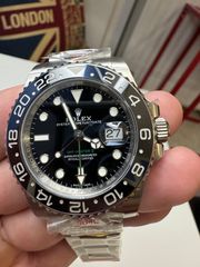 Rolex gmt master 2 black 116710LN full steel 904L and movement VR3186 correct hand stack new superclone edition 2024