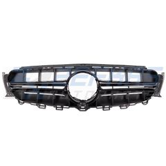 Μάσκα Εμπρός MERCEDES E-Class W213 (2016->>) look AMG Όλο Μαύρο