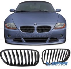 Μάσκες / Καρδιές Εμπρός BMW Z4 E85 (2002-2009) Μαύρο Γυαλιστερό