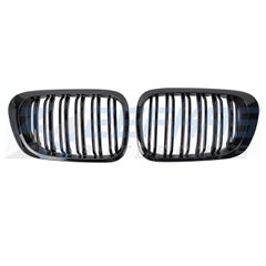 Μάσκες / Καρδιές Εμπρός BMW Σειρά 3 E46 Coupe/Cabrio (1999-2003) M-LOOK Μαύρο Γυαλιστερό