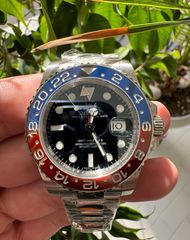 Rolex gmt master 2 pepsi oyster bracelet 116719BLRO full steel 904L with white gold 6 mils and movement SA3186 correct hand stack new superclone edition 2024