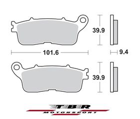 ΜΕΤΑΛΛΙΚΑ ΤΑΚΑΚΙΑ SINTER METAL PADS TBR957