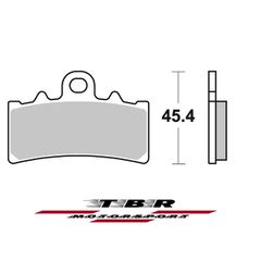 ΤΑΚΑΚΙ BRAKE PADS TBR952 PR-1 PIAGGIO  BEVERLY RST 4T 125 10 REAR - R