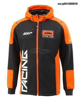 Ζακέτα KTM Team Zip Hoodie Μαύρη