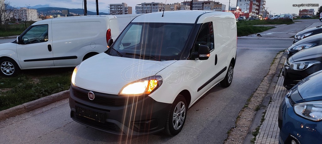 Κλούβα Fiat 2019 DOBLO 3-ΘΕΣΙΟ EURO6 NAVI ΜΕ ΓΡΑΜΜΑΤΙΑ