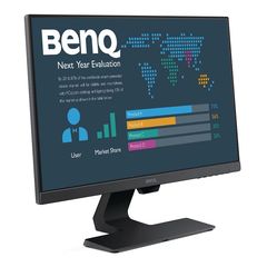 BENQ Monitor 23.8" TFT LED Full HD IPS Black VGA-DVI-HDMI Οθόνη Υπολογιστή BL2480