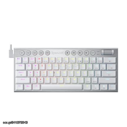 Redragon Noctis K632W PRO Ασύρματο Gaming Μηχανικό Πληκτρολόγιο 60% με RGB φωτισμό (Αγγλικό US)