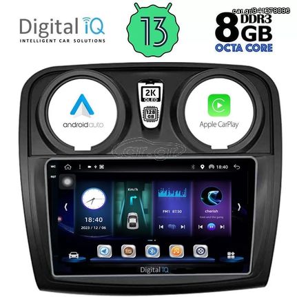 DIGITAL IQ BXD 11108_CPA (9inc) MULTIMEDIA TABLET OEM DACIA LOGAN – SANDERO mod. 2012-2019